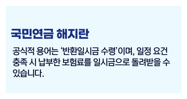 국민연금해지조건-이미지2